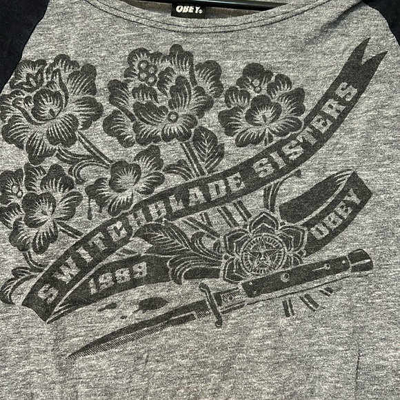 Obey Baseball Tee - Picture 1 of 3